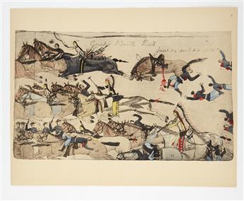 (NATIVE AMERICAN ART.) Szwedzicki, C.; publisher. Sioux Indian Painting. Part I: Paintings Of The Sioux and Other Tribes of The Great P